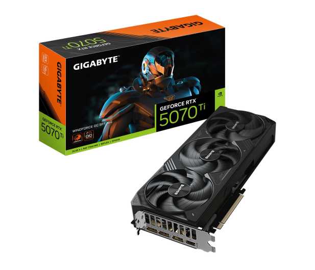 GIGABYTE GeForce RTX 5070 Ti Windforce OC 16GB GDDR7 DLSS4 - 1318529 - zdjęcie